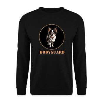 Garde du corps Chihuahua Circle - Sweat-shirt Unisexe - noir - Devant - Alina (178cm) & Michal (187cm)