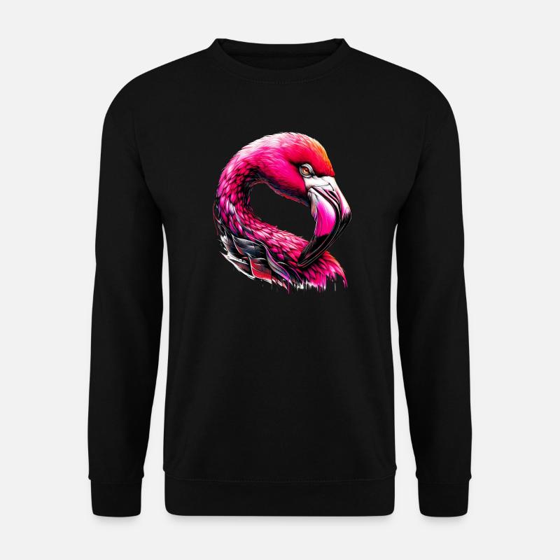 Flamingo - Unisex Sweatshirt - black