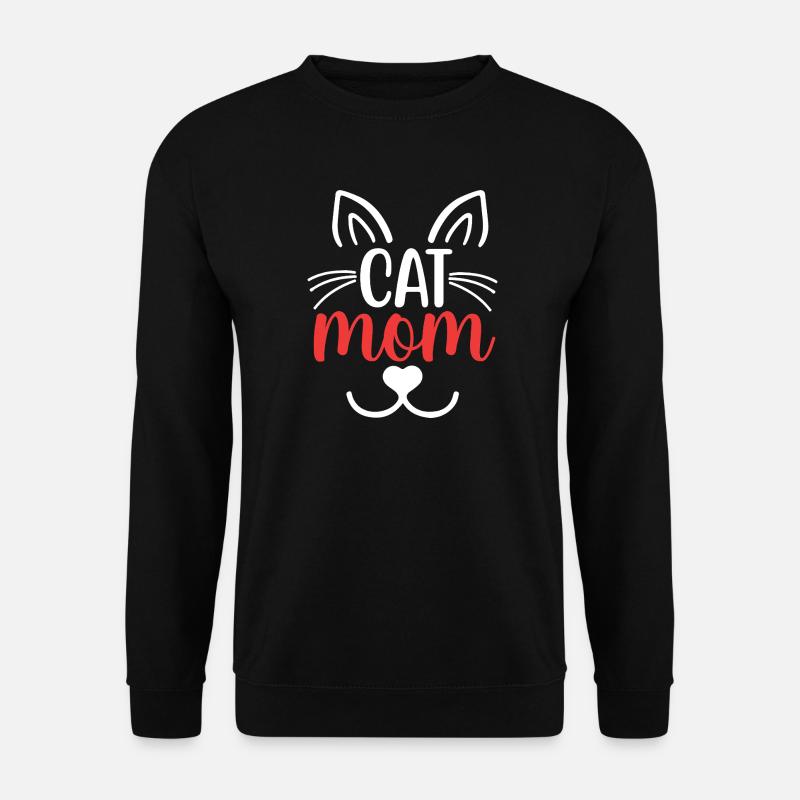 Cat Mom - Unisex Sweatshirt - black