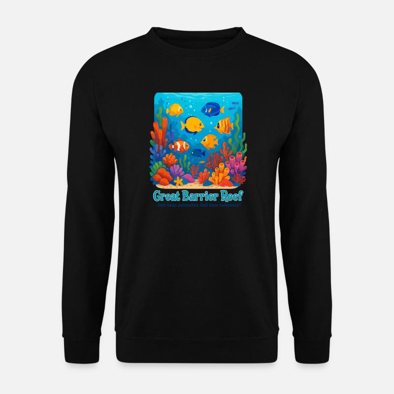 Great Barrier Reef - Unisex Pullover - Schwarz
