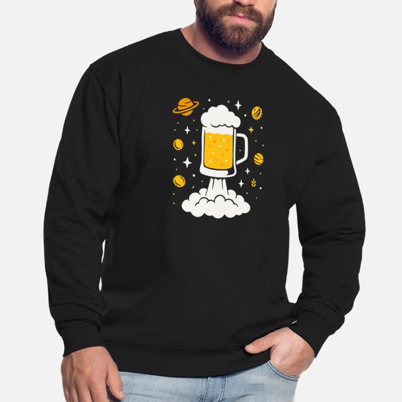 Fusée à bière dans l’espace Sweat-shirt Unisexe