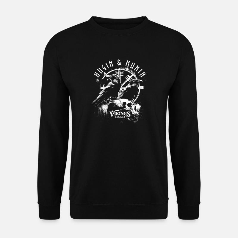 Hugin & Munin - Unisex Pullover - Schwarz