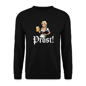 Prost - Unisex Pullover - Schwarz - Vorne - Alina (178cm) & Michal (187cm)