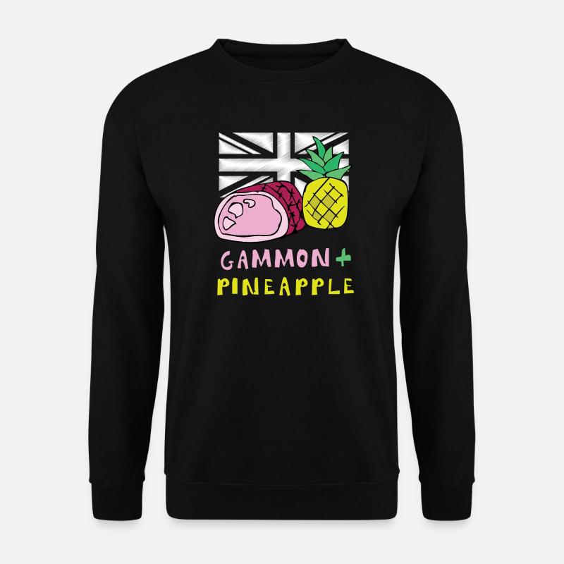 Gammon Pineapple Pop Art Tee - Unisex Sweatshirt - black