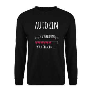 Écriture créative Étudiant Profession Auteur - Sweat-shirt Unisexe - noir - Devant - Alina (178cm) & Michal (187cm)