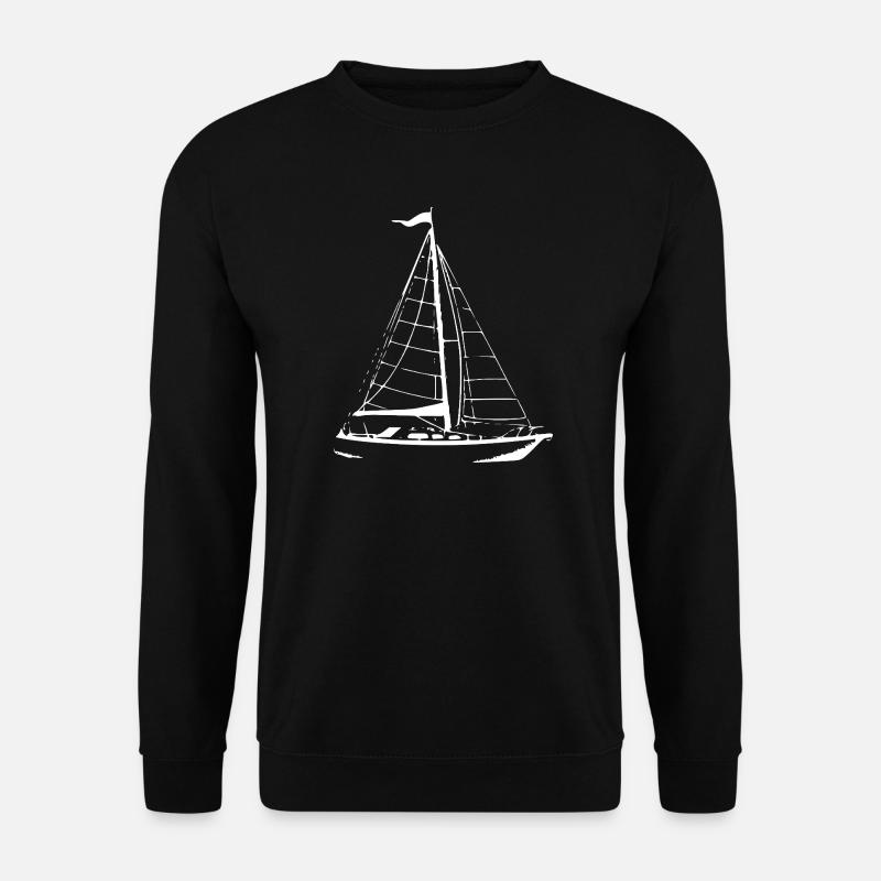 Sailboat Sailing Ship Sailing - Unisex Sweatshirt - black