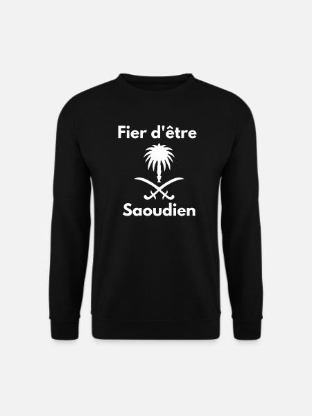Proud to be Saudi - Unisex Sweatshirt - black
