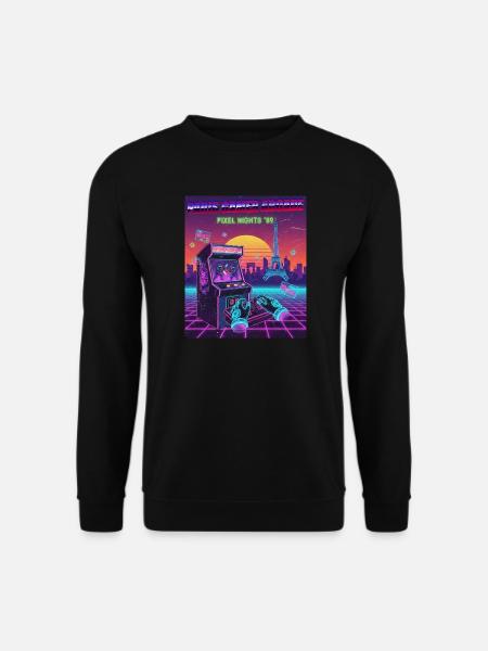 Paris Cyber Gamer - Sweat-shirt Unisexe - noir