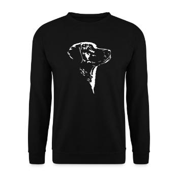 Silhouette Kangal Chiens de garde du bétail Chiens Wilssins - Sweat-shirt Unisexe - noir - Devant - Alina (178cm) & Michal (187cm)