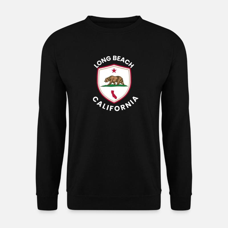 Long Beach, California - Unisex Sweatshirt - black