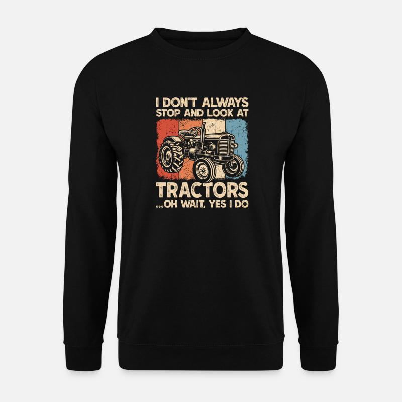 Traktorbauernhof-Landwirtschaft - Unisex Pullover - Schwarz
