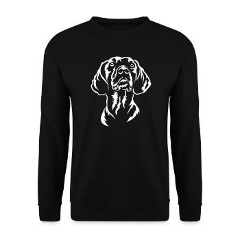 Tête Schillerstövare « Édition noire » - Sweat-shirt Unisexe - noir - Devant - Alina (178cm) & Michal (187cm)