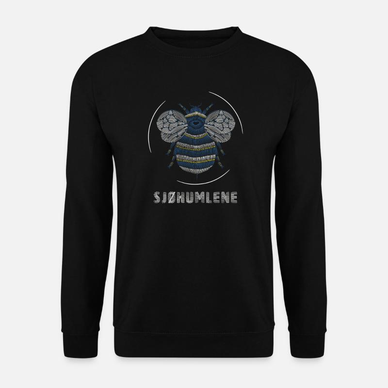 Die See hüpft - Unisex Pullover - Schwarz