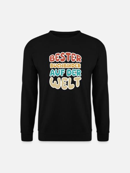 Buchbinder als Beruf - Unisex Pullover - Schwarz