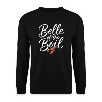 Belle Of The Boil Crawfish Women's Crawfish Boil - Unisex Pullover - Schwarz - Vorne - Alina (178cm) & Michal (187cm)