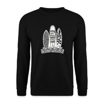 Surf Rock Surfing - Sweat-shirt Unisexe - noir - Devant - Alina (178cm) & Michal (187cm)