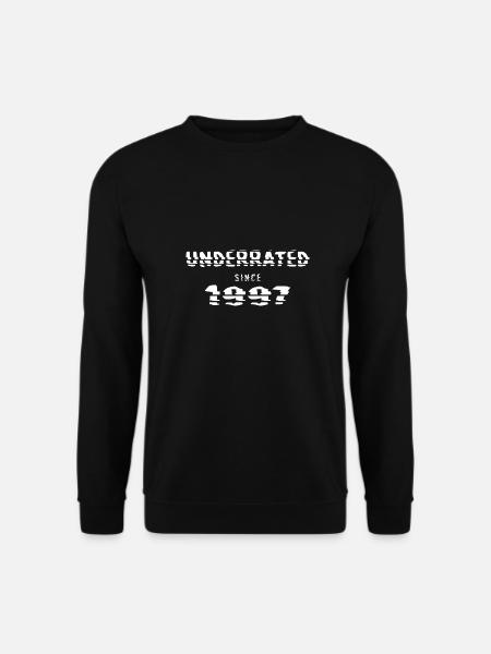 1997 geburtstag 25 jahre jubiläum underrated - Unisex Pullover - Schwarz