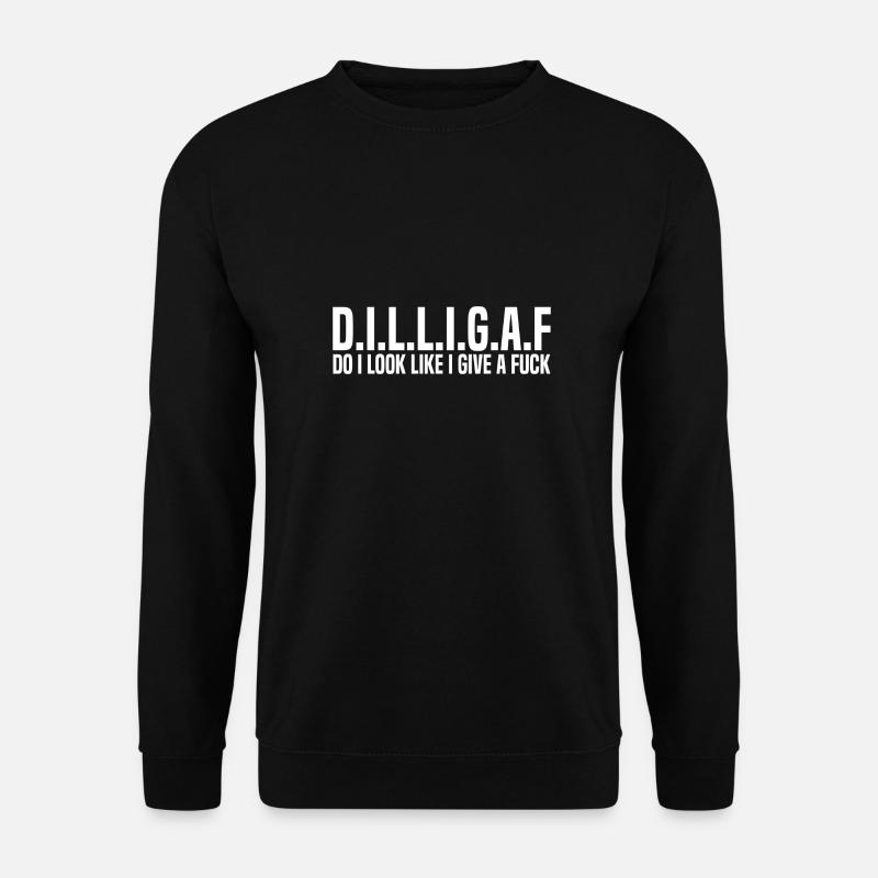 DILLIGAF - Unisex Pullover - Schwarz