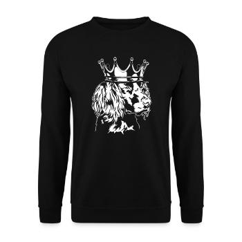 German Quail Dog Crown Dog Dogs Wilsigns - Unisex Sweatshirt - black - Front - Alina (178cm) & Michal (187cm)
