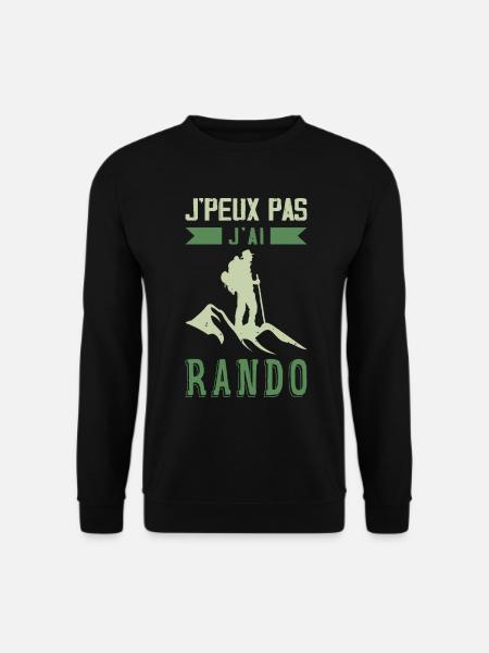 Ich kann nicht, ich bin gewandert - Unisex Pullover - Schwarz