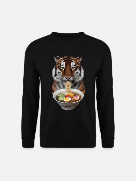 Tiger Ramen - Unisex Pullover - Schwarz