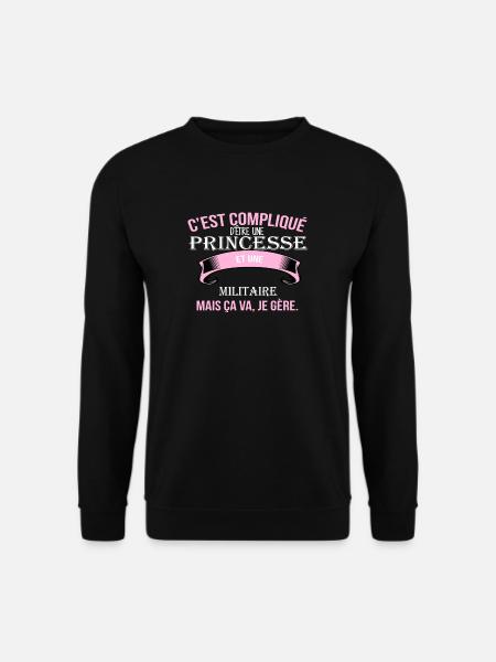 Militaire - Sweat-shirt Unisexe - noir