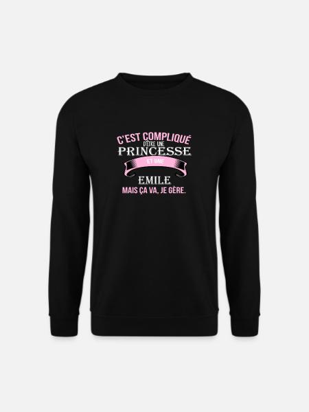 Emile - Sweat-shirt Unisexe - noir