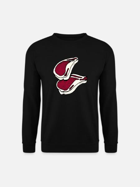 viande - Sweat-shirt Unisexe - noir