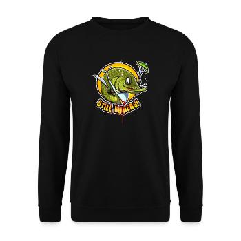 STILL HUNGRY - Unisex Pullover - Schwarz - Vorne - Alina (178cm) & Michal (187cm)