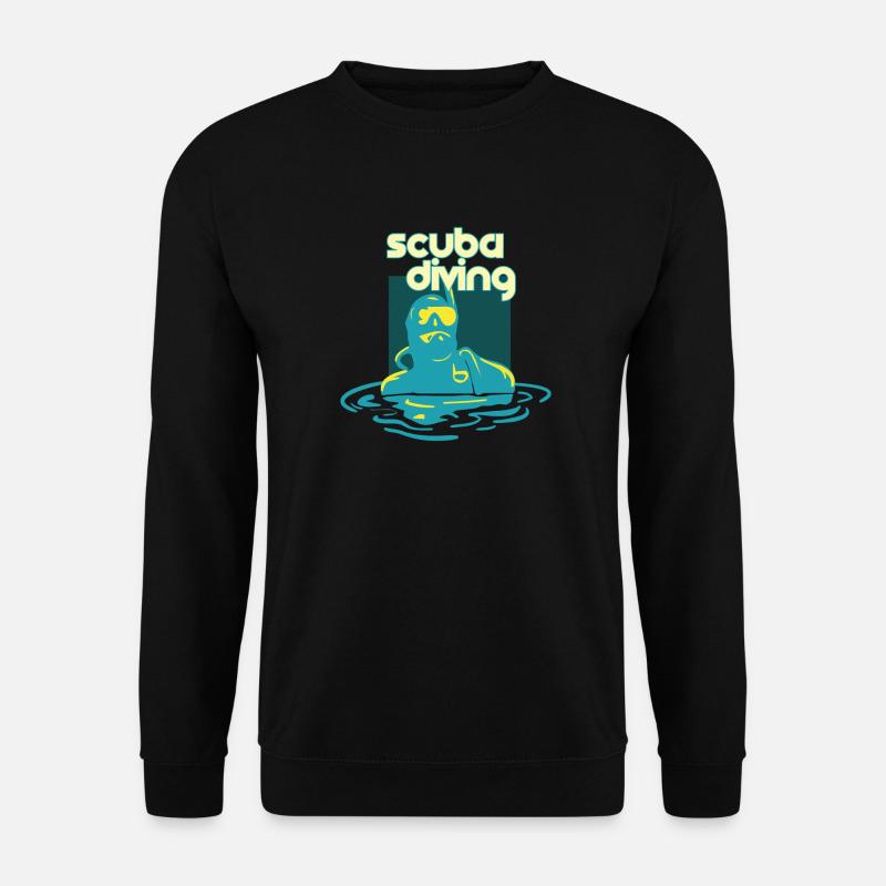 Scuba Diving - Tauchen - Taucher - Geschenk - Unisex Pullover - Schwarz