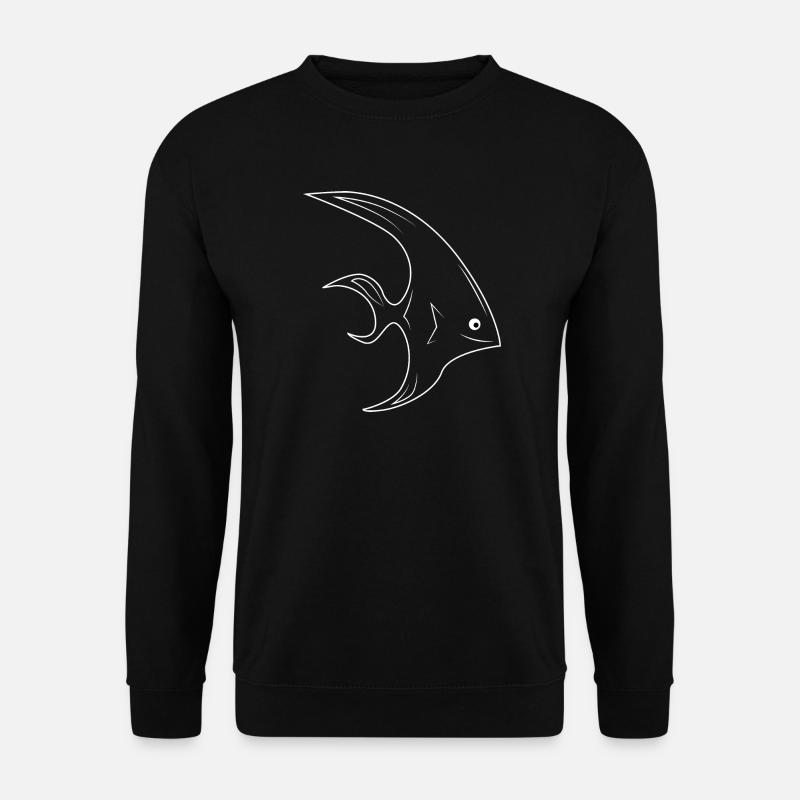 Fisch - Unisex Pullover - Schwarz