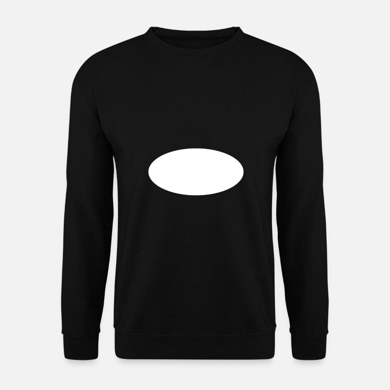 Hintergrund Oval - Unisex Pullover - Schwarz