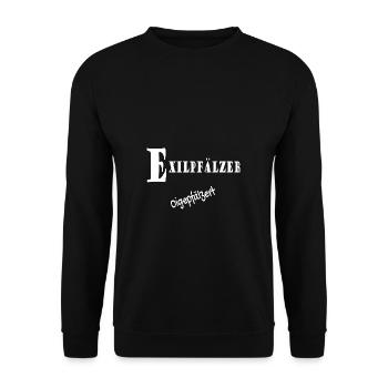 Lustiges Exilpfälzer Pälzer Pfälzer Pfalz Mundart - Unisex Pullover - Schwarz - Vorne - Alina (178cm) & Michal (187cm)