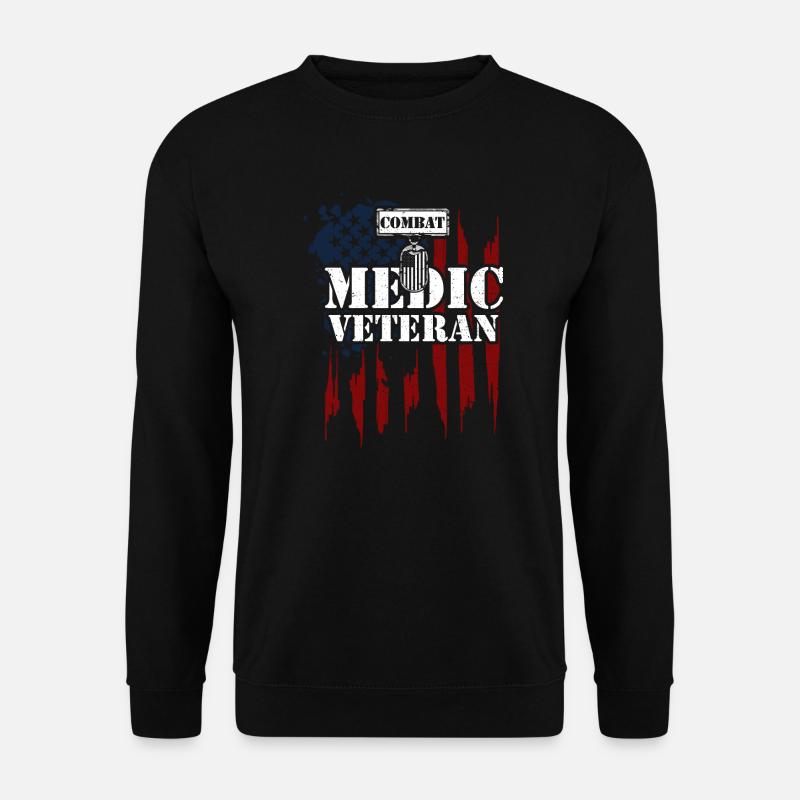 Combat Medic Veteran - Veteran - Unisex Sweatshirt - black