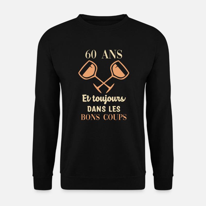 60 ans anniversaire - Sweat-shirt Unisexe - noir