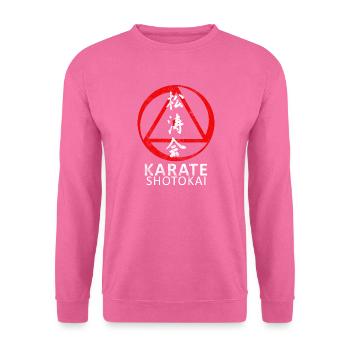Shotokai Karaté Arts Martiaux Dojo Kimono Gym - Sweat-shirt Unisexe - rose - Devant