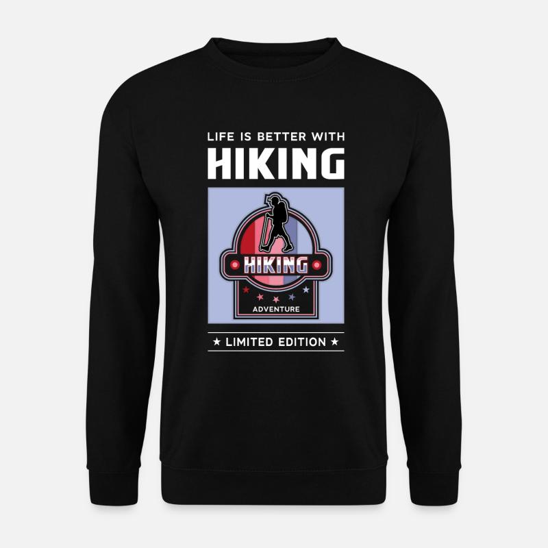 Hiking - Unisex Pullover - Schwarz