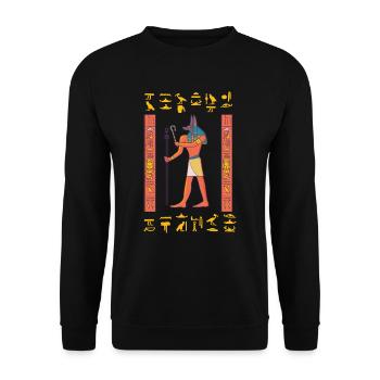 Egypt - Unisex Sweatshirt - black - Front - Alina (178cm) & Michal (187cm)