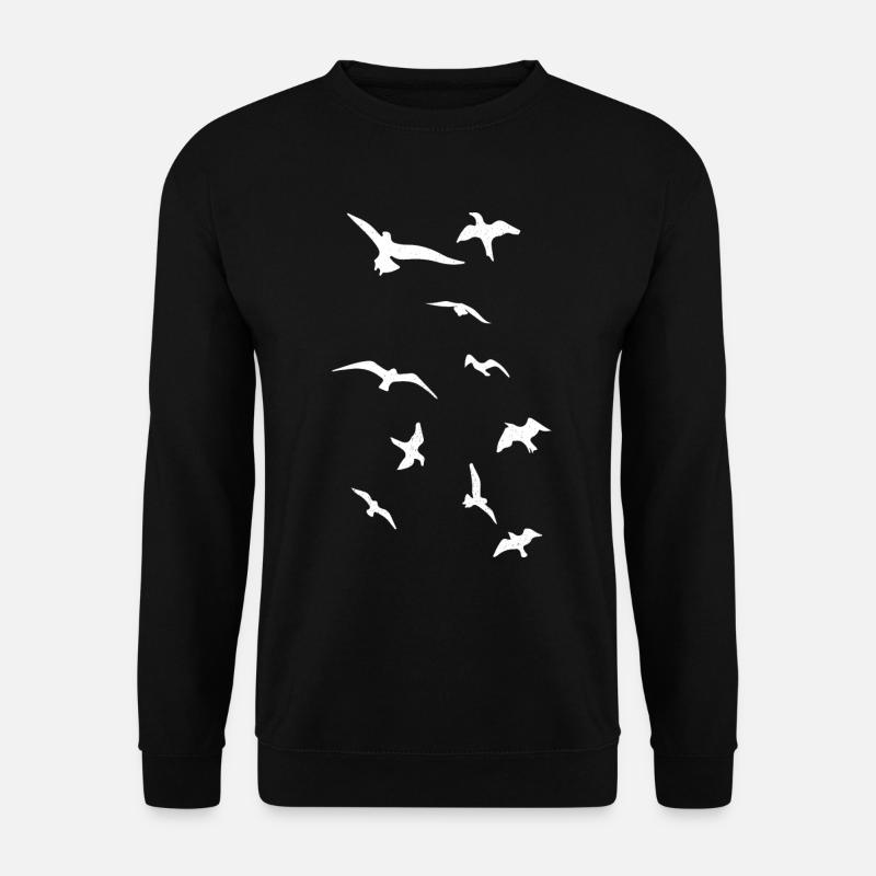 Vögel Vogelbeobachter Frühling Vogel - Unisex Pullover - Schwarz
