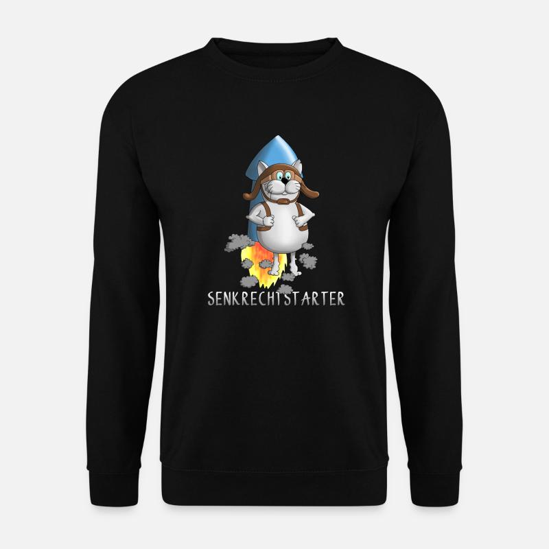 Funny rocket - take off - takeoff - Unisex Sweatshirt - black