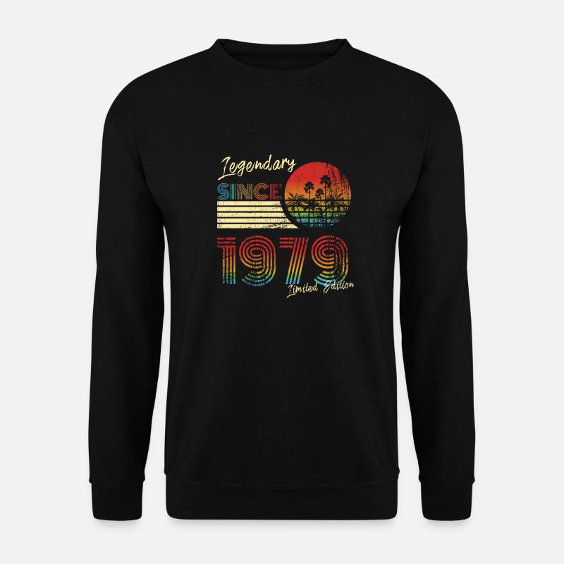Geburtstag Geschenk Männer 1979 T-Shirt Legendary - Unisex Pullover - Schwarz