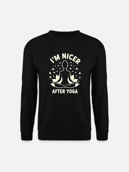 Fun Yoga - Meditation & Chakra - Unisex Sweatshirt - black