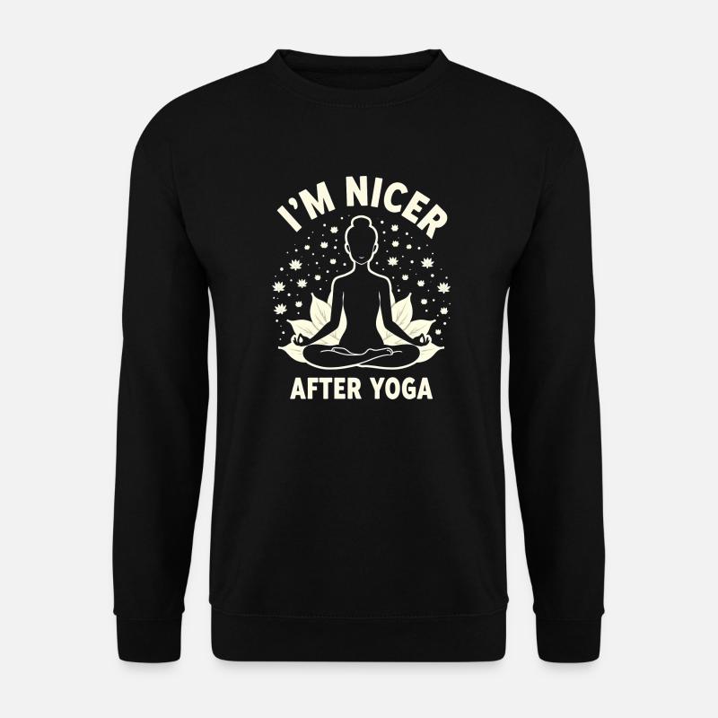 Fun Yoga - Meditation & Chakra - Unisex Sweatshirt - black