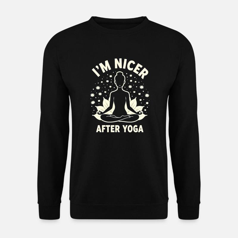 Fun Yoga - Meditation & Chakra - Unisex Sweatshirt - black