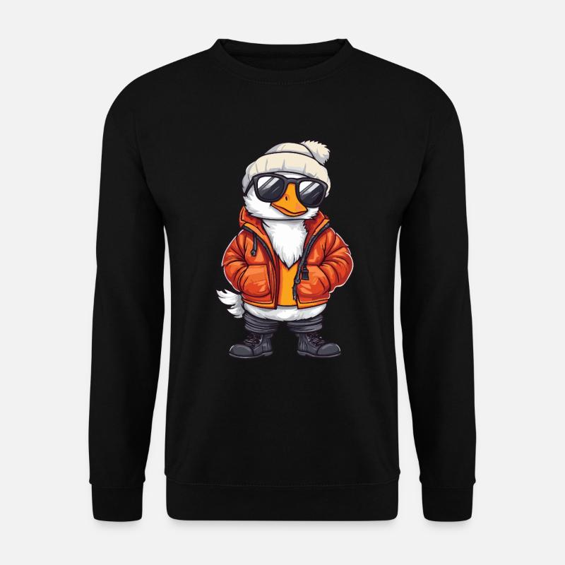 Goose Cool Comic - Unisex Sweatshirt - black