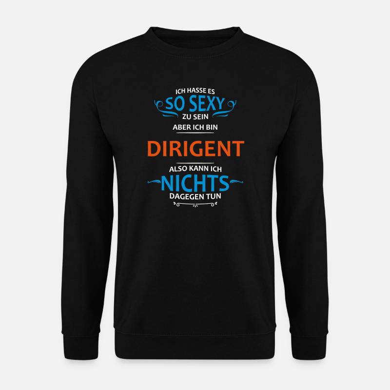 Dirigent Beruf - Unisex Pullover - Schwarz