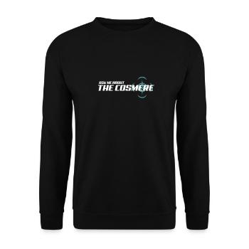 Ask me about The Cosmere. - Unisex Sweatshirt - black - Front - Alina (178cm) & Michal (187cm)