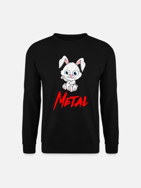 METAL Heavy Metal Death Black Rock Musique - Sweat-shirt Unisexe - noir
