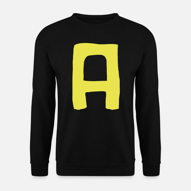 A Vector - Unisex Sweatshirt - black