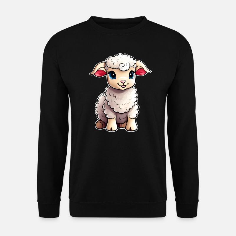 Cute little lamb - Unisex Sweatshirt - black
